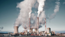 A coal-fired power station in Pocerady, Czech republic. The UK is rapidly replacing such stations with gas-powered facilities by 2025